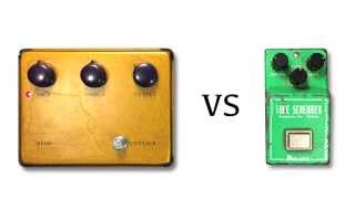 Klon Centaur vs Vintage Ibanez Tube Screamer [upl. by Marlen]