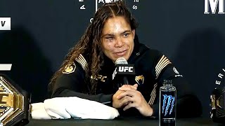 Amanda Nunes PostFight Press Conference  UFC 277 [upl. by Elatnahc53]