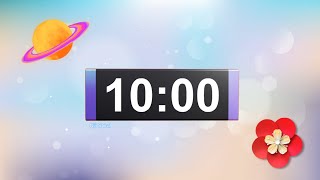 10 Minute Countdown Timer with Music [upl. by Wennerholn]