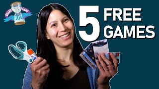 5 Great Games You Can Play for FREE  Free PnP Games [upl. by Jurdi]