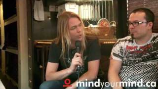 Apocalyptica Interview Part 1 [upl. by Yeltrab]