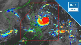 Leon intensifies further signal no 1 up in Luzon Visayas areas  INQToday [upl. by Junina]