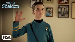 Sheldon Wants to be Mr Spock at Billys Birthday Party Clip  Young Sheldon  TBS [upl. by Airliah]