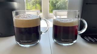 NESPRESSO VERTUO vs LOR BARISTA Crema Test  Which would you choose for mug sized coffee  A2B [upl. by Nauqes158]