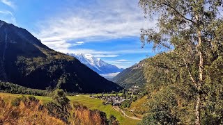 Panoramablick von Le Tour ins Vallée de ChamonixMontBlanc  HauteSavoie [upl. by Griz]