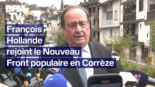 Élections législatives François Hollande annonce sa candidature en Corrèze [upl. by Eirollam]