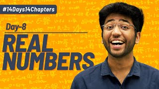 Day 8 Real Numbers  Chapter Revision With Most Expected Questions  Shobhit Nirwan [upl. by Einaled]