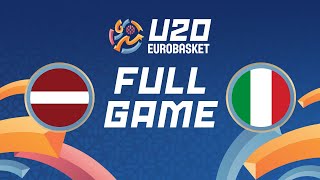 LIVE  Latvia v Italy  FIBA U20 Womens EuroBasket 2024  QuarterFinals [upl. by Retlaw]