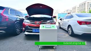 Okay Energy New Design HHO Car Engine Carbon Cleaning Machine Operation Video [upl. by Yemrots]