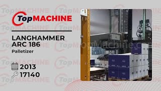 LANGHAMMER ARC 186 Palletizer used [upl. by Blakelee]