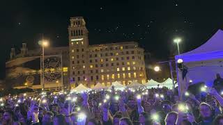 Y SE FUE  LA PEGATINA 125 ANYS COOPERATIVISME  PLAÇA CATALUNYA 2024 [upl. by Berkin166]