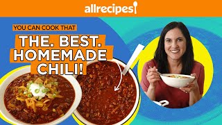 How To Make The Best Homemade Chili  Allrecipes [upl. by Akiam467]