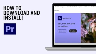 How to Download and Install Adobe Premiere Pro for free easy [upl. by Peterman]