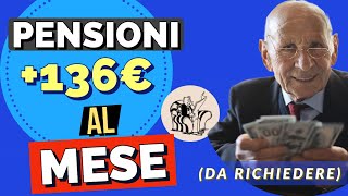 PENSIONI IMPORTANTE❗️AUMENTO fino a 136 EURO al mese DA RICHIEDERE❗️👉 MAGGIORAZIONI SOCIALI [upl. by Ranite858]