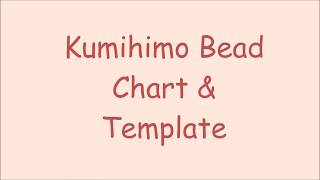 How to Use My Kumihimo Bead Count Chart and Templates [upl. by Lewie795]