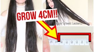 GROW YOUR HAIR FASTER amp LONGER IN 1 WEEK PROOF [upl. by Natfa]