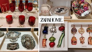 ZARA HOME CHRISTMAS 2023 Shop With Me 🤩 new in Decor Homeware kitchen [upl. by Eilatan]