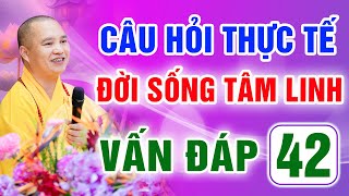 Vấn Đáp 42  Thầy giải đáp câu hỏi thực tế đời sống tâm linh  Thầy Thích Đạo Thịnh [upl. by Vookles165]