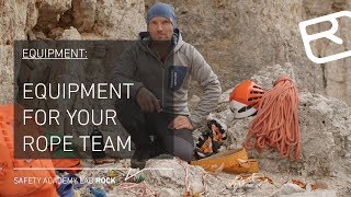 A rope team’s equipment for alpine climbing Quickdraws ropes etc – Tutorial 543  LAB ROCK [upl. by Barclay832]