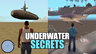 Exploring GTA Games With NO WATER GTA SA GTA VC GTA 3  Hidden Easter Eggs and Things Underwater [upl. by Gelya353]