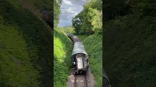 7812 Erlestoke Manor storms under Leigh bridge heading towards Crowcombe 160624 [upl. by Ardnac]