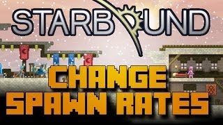 Starbound  How To Change Spawn Rates [upl. by Tessi]