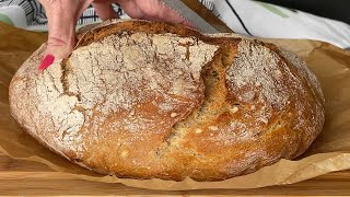 Fast no Knead Rye Bread  So Easy Anyone Can Make [upl. by Bolger946]