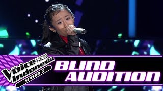 Maureen  Fighter  Blind Auditions  The Voice Kids Indonesia Season 3 GTV 2018 [upl. by Niltac705]