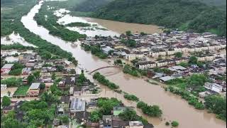 SGT RONCALLI DEBAIXO DÁGUA IMAGEM DE DRONE ENVIADA POR INTERNAUTA  Belford Roxo Jan2024 [upl. by Nitin]