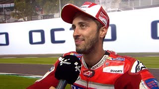 Dovizioso quotI had better grip at the endquot [upl. by Bucher]