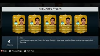 شرح قوائم اللالتميت تيم والكمستري ستايل فيفا14  FIFA14 Chemistry Styles [upl. by Mclain]