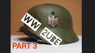 German M35 helmet restoration tutorial Part 3  painting finishing [upl. by Anihpesoj]