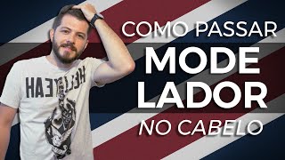 Como passar POMADA NO CABELO  Barbershop Moda Masculina [upl. by Lewan543]