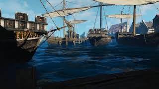 Harbor Docks Ambience  Port Market Sounds  3 Hours [upl. by Homans]