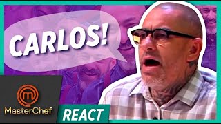 MASTERCHEF BRASIL REACT CALL ME CARLÔS  MASTERCHEF BRASIL CONTEÚDO EXTRA [upl. by Perrine859]