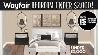 Wayfair Bedroom Designs by an Interior Designer 1900 [upl. by Nosemyaj]