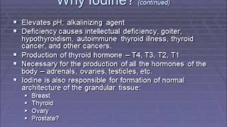 Jorge Flechas MD Iodine Deficiency Impacts Health Far Beyond Thyroid Hormone Production [upl. by Aicnarf100]