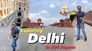 I explored Delhi in autorickshaw for just Rupees 500 [upl. by Rebme]