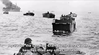 The first ships to arrive at the D day Beaches [upl. by Aiyotal]