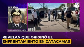 Revelan que originó el enfrentamiento entre policías y grupo armado en Catacamas [upl. by Janik]