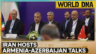 Iran hosts ArmeniaAzerbaijan talks Russia says main issue resolved in NagornoKarabakh  WION [upl. by Trinetta]