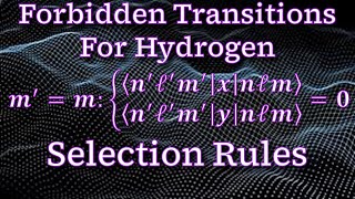 Problem 1114  Spontaneous Emission ⇢ Forbidden Hydrogen Transitions Intro to Quantum Mechanics [upl. by Illek813]