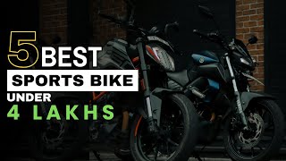 Top 5 Sports Bikes Under 4 Lakhs In India 2024 sportsbike superbike [upl. by Savvas]