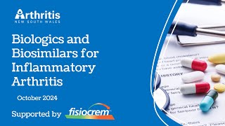 Biologics and Biosimilars for Inflammatory Arthritis [upl. by Nohsed27]