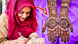 Shes the Queen of Henna Tattoos in Pakistan [upl. by Arnaldo607]