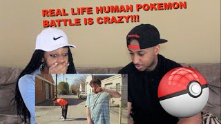 Couple Reacts  Human Pokemon Battle is Too Crazy LOL [upl. by Chevy]