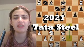 2021 Tata Steel After 9 Rounds  Chess and Psychology  IM Dorsa Derakhshani [upl. by Alien657]