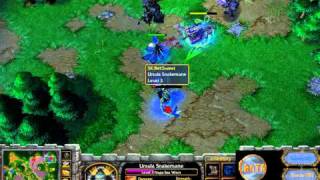 WarCraft 3  WC018  Sweet UD vs Soccer NE on Ancient Isle [upl. by Burk]