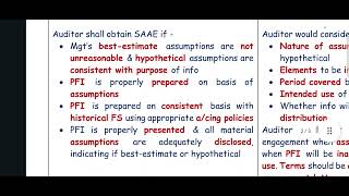 SAE 3400 Examination of Prospective Financial Information  Bullet Revision [upl. by Irret919]