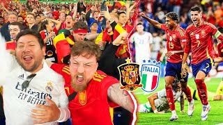 Spanien vs Italien  EM Stadionvlog 🇪🇸🇮🇹  PURE DOMINANZ  TITELFAVORIT ViscaBarca [upl. by Ofelia]